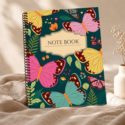 A4 Spiral Notebook – 200 Pages | Premium Hard Cover