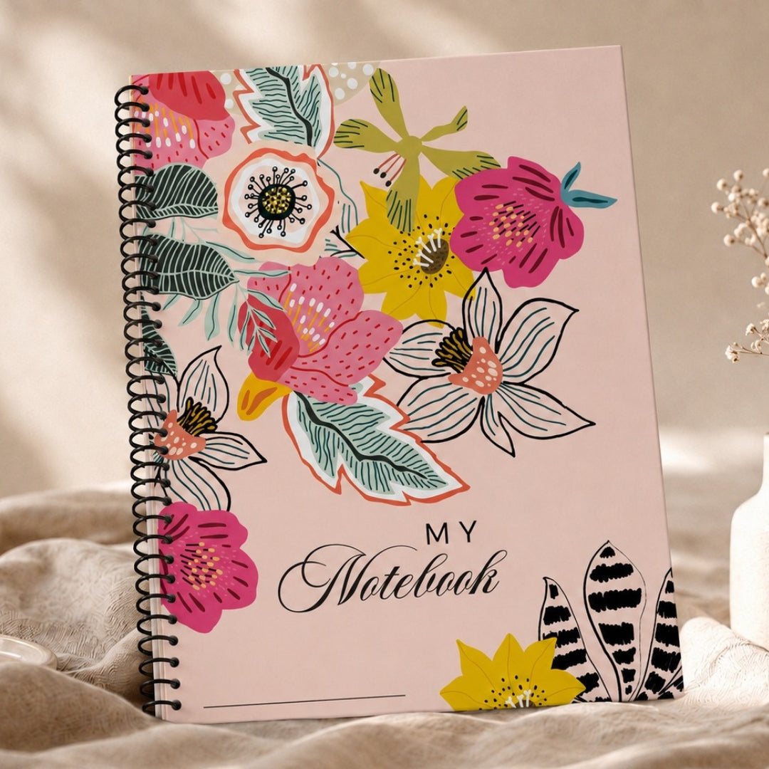 A4 Spiral Notebook – 200 Pages | Premium Hard Cover