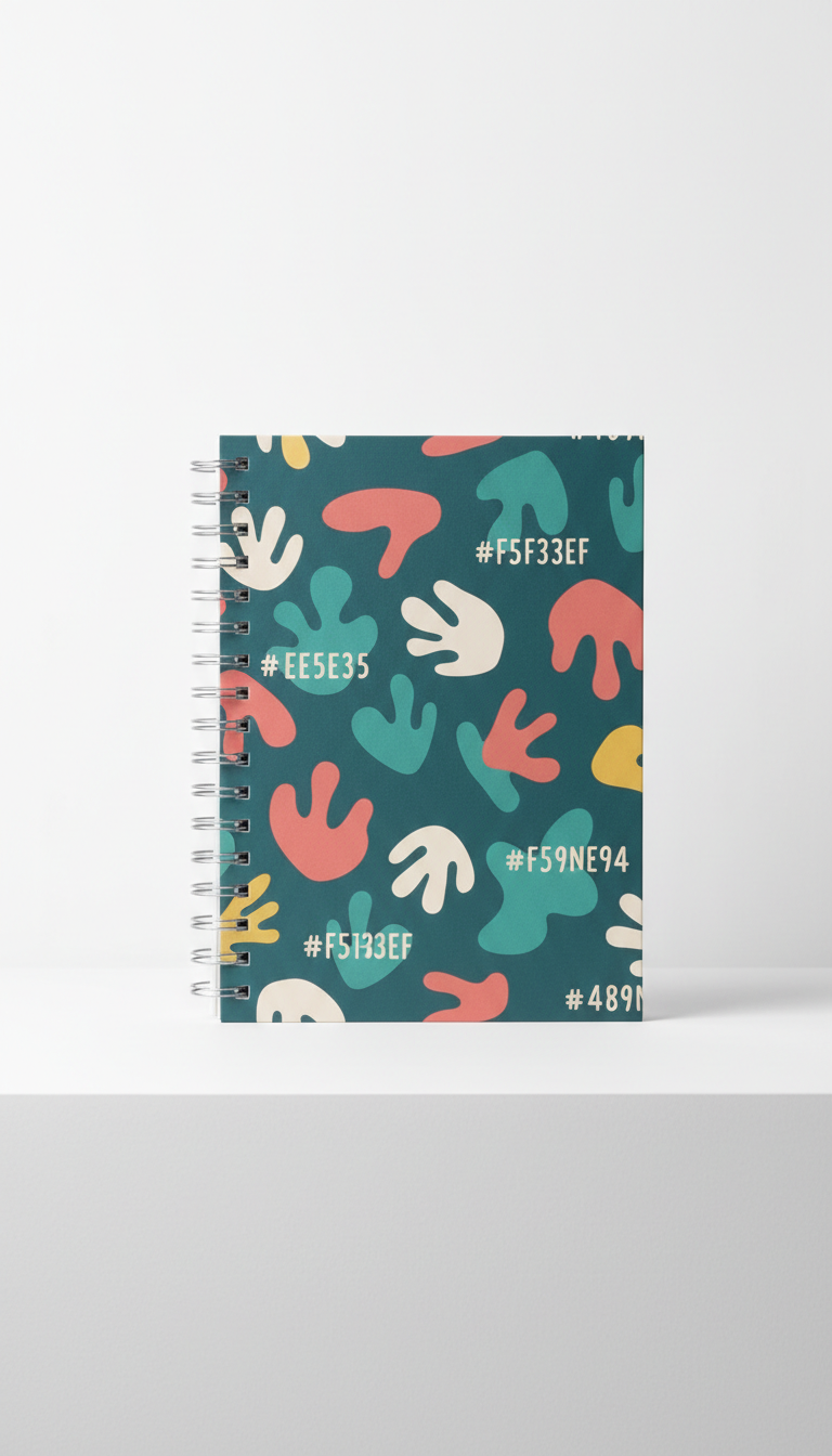 Teal Slate B5 artist diary
