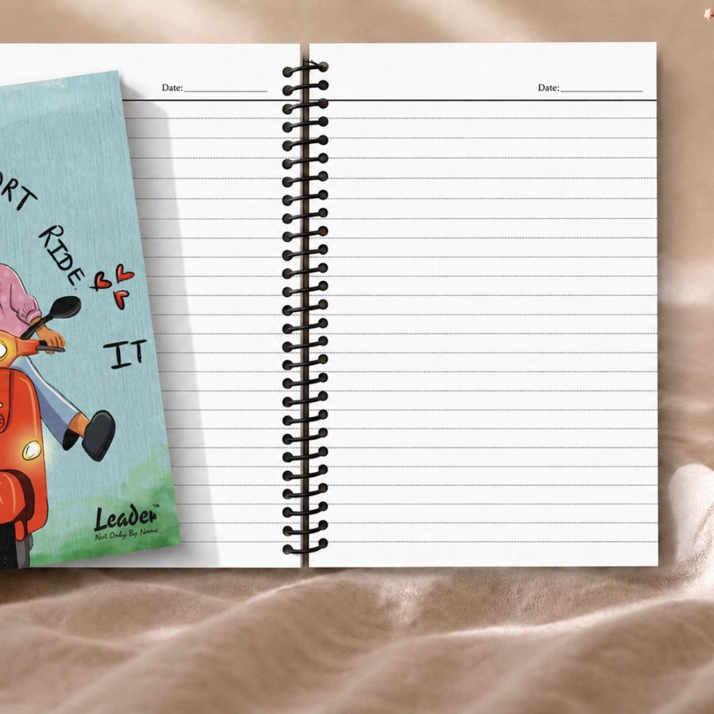 Ride the Vibe | A4 Spiral Notebook – Premium Hard Cover