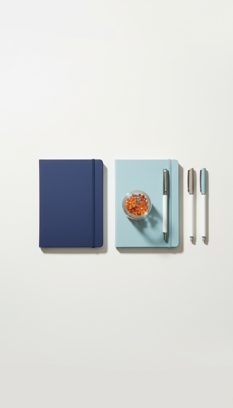 Stationery Set Marigold Accent Paperclips