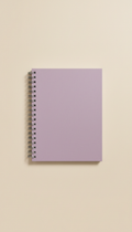 Lavender Mist B5 spiral notebook