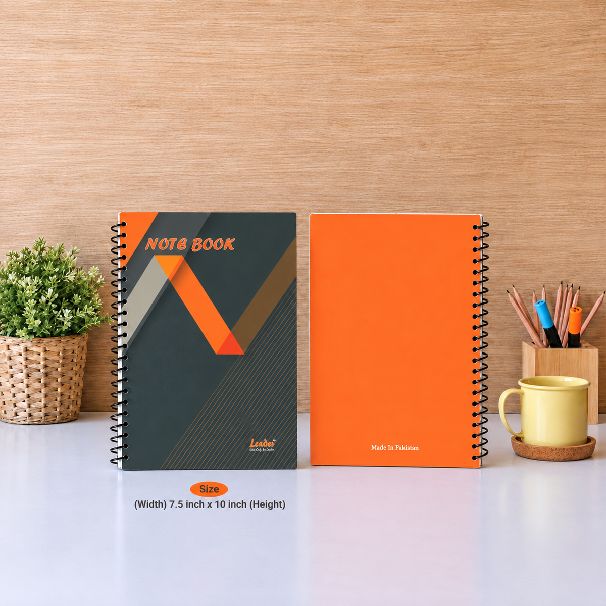 Ember Lines Spiral Notebook | Large (7.5 X 10) Inch