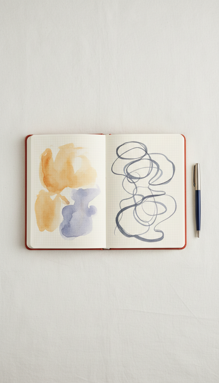 Clay Red artist journal